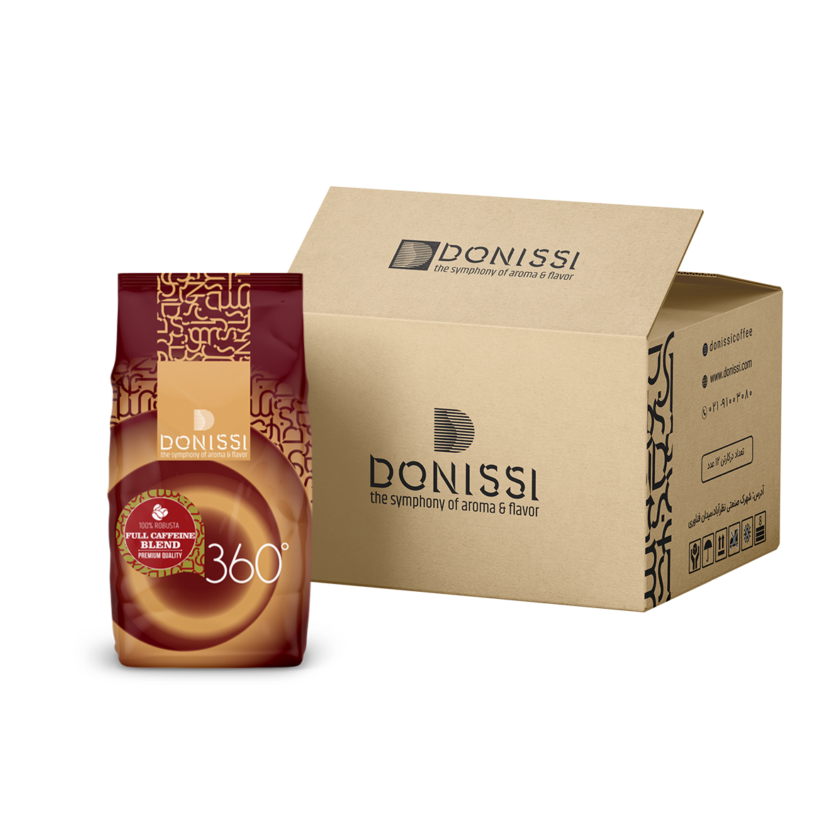 دان  قهوه 100% ربوستا، ترکیب پر کافئین هورکا