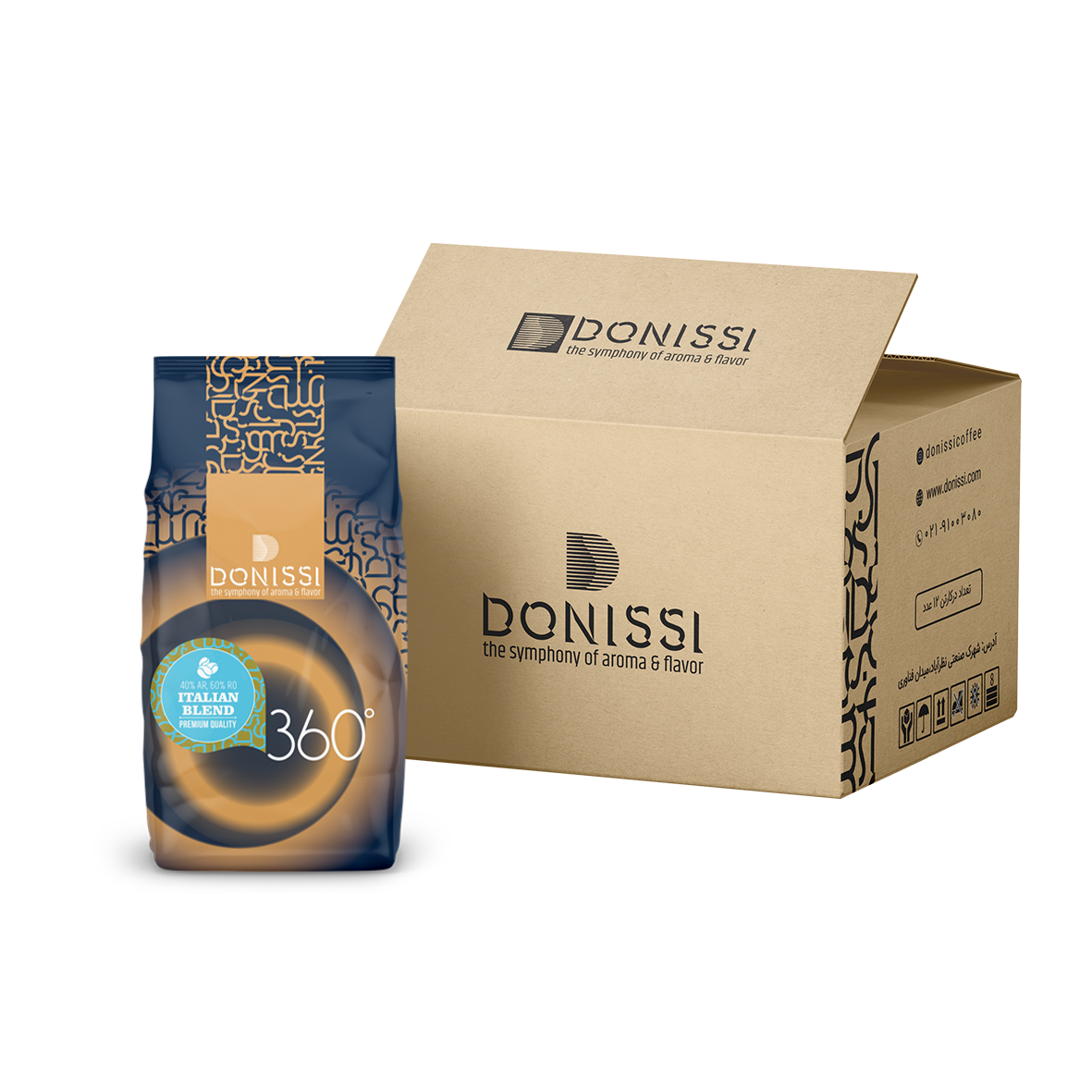 دان قهوه 40% عربیکا-60% ربوستا، ترکیب ایتالیایی هورکا